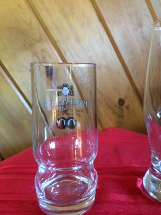 Kaiser and Paulaner Beer Glasses - 2 glasses 4