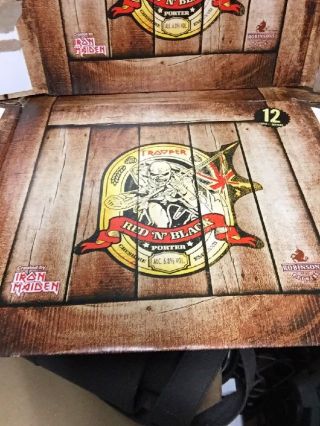 IRON MAIDEN Trooper RED N AND BLACK UK Limited Edition Box 2 Off 2