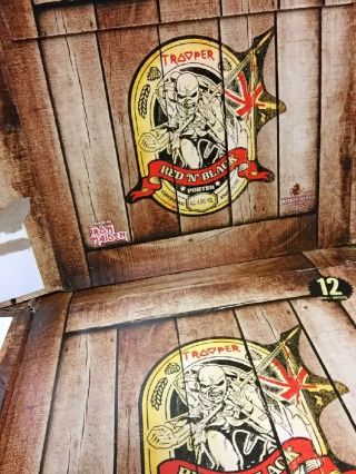 IRON MAIDEN Trooper RED N AND BLACK UK Limited Edition Box 2 Off 3