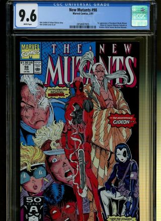 Mutants 98 Cgc 9.  6 | Marvel | 1st Deadpool,  Gideon & Copycat.  Rictor Leaves.