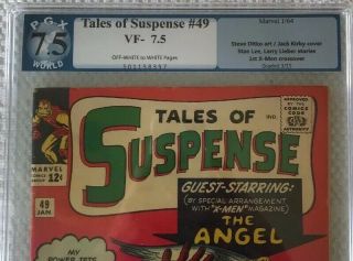 Tales Of Suspense 49 PGX 7.  5 OW/W The Angel Has Defeated Iron - Man 3
