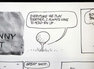 B.  C.  SUNDAY COMIC STRIP BY JOHNNY HART WITH COLOR GUIDE 1/17/05 GOLF 4