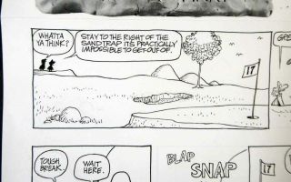 B.  C.  SUNDAY COMIC STRIP BY JOHNNY HART WITH COLOR GUIDE 1/17/05 GOLF 6