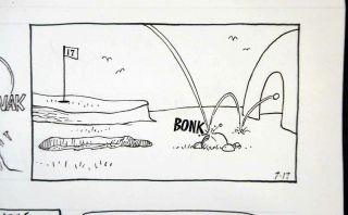 B.  C.  SUNDAY COMIC STRIP BY JOHNNY HART WITH COLOR GUIDE 1/17/05 GOLF 8