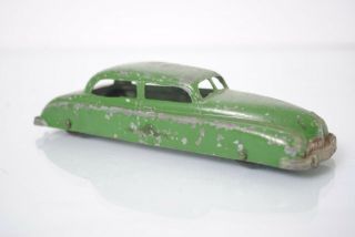 Vintage Die Cast Tootsietoy Green Sedan Toy Car