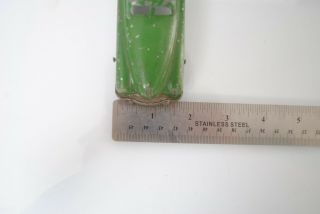 Vintage Die Cast TootsieToy Green Sedan Toy Car 2