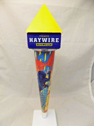 Pyramid Brewery Haywire Hefeweizen Beer Tap Handle 12 "