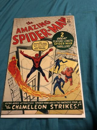 Spider - Man 1 Golden Record Reprint Grr (marvel Comics 1966) Vg