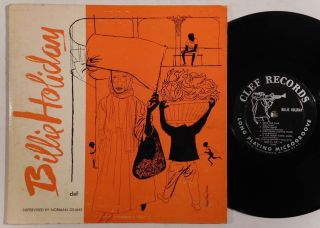 Billie Holiday S/t 10 " Clef Mg C 161 Female Jazz Vocal Lp Record Vinyl