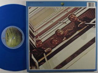 BEATLES 1967 - 1970 APPLE 2XLP VG,  /VG,  gatefold blue vinyl uk 1995 reissue insert 2