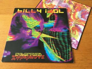 Billy Idol - Cyberpunk - 1993 Lp With Inner Sleeve Ex - Very Rare On Vinyl
