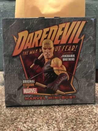 Daredevil Version Bowen Designs Mini Bust Statue Marvel Never Displayed