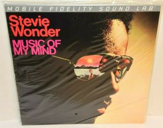 Stevie Wonder " Music Of My Mind " 2011 Mfsl Audiophile Lp Mofi - 1 - 015