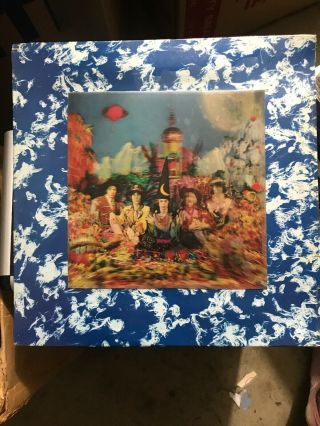 Rolling Stones Lp Their Satanic Majesties Request 3d Cover Txs 103 Rare