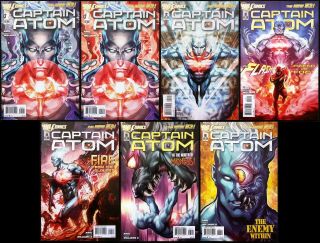 Captain Atom 52 1 - 6 Art Germ Covers & 1 2nd Print Variant Dc 2011