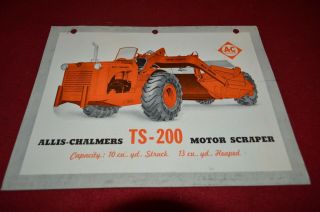 Allis Chalmers Ts - 200 Motor Scraper Dealer 