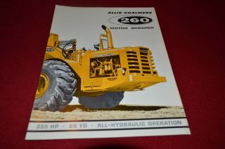 Allis Chalmers 260 Scrapper Pan Dealers Brochure Yabe11 Ver21