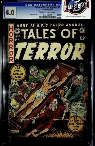 Tales Of Terror Annual 3 - Ec Comics - Cgc 4.  0