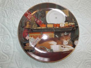 Casey The Conductor Charles Wysocki Purr - Fect Places Le Bradford Plate,