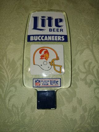 Tampa Bay Bucs Miller Lite Beer Tap Nfl Player Of The Year