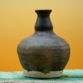 Old Chinese Song Dynasty Cizhou Ware 磁州窯 Jarlet Brown Glaze Vase,  Museum Quality