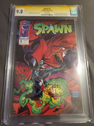 Spawn 1 Cgc Ss 9.  8 Ss Signed By Todd Mcfarlane 1st App Of Spawn