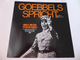 Goebbels Spricht 1 - 2 I II John Jahr Verlag A - 2784 A - 2784 rock o rama isd 28 2