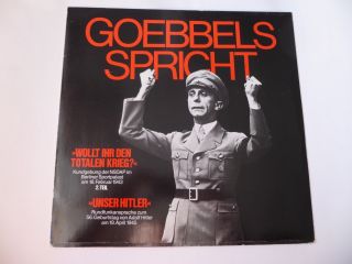 Goebbels Spricht 1 - 2 I II John Jahr Verlag A - 2784 A - 2784 rock o rama isd 28 4