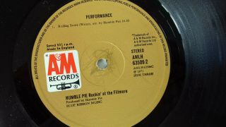 HUMBLE PIE PERFORMANCE - ROCKIN ' THE FILLMORE VINYL DOUBLE ALBUM 6
