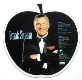Frank Sinatra York York Shaped Vinyl Picture Pic Disc