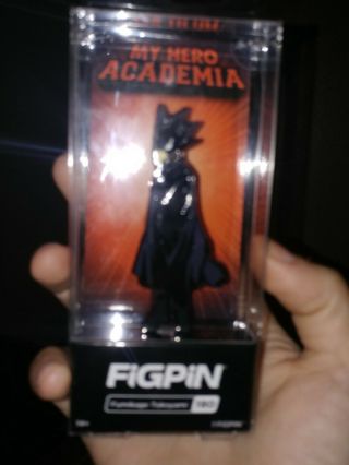 My Hero Academia Figpin Anime Figure Exclusive First Edition.  Fumikage Tokoyami
