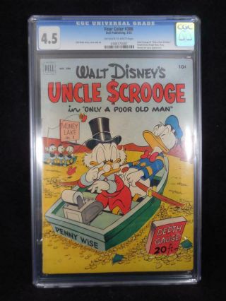Four Color 386 Cgc 4.  5 Carl Barks Story Cover And Art