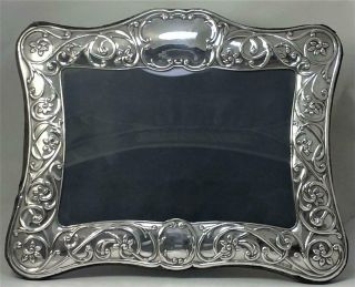 Vintage Hallmarked Sterling Silver Fronted Photo Frame (26cm X 21.  5cm) – 1994