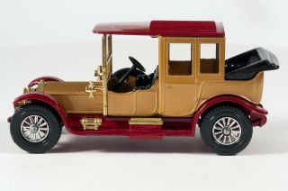 Dealer Dave 1912 Rolls Royce Y - 7 GOLD Matchbox Models of Yesteryear 2