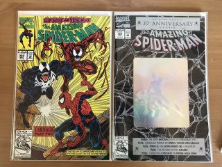 (1) Spider - Man 362 & (1) 365 30th Anniversary Hologram Issue.  N/m.