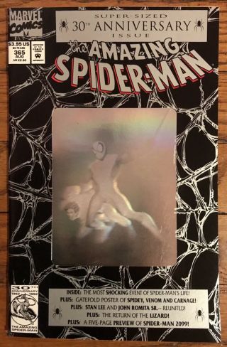 (1) Spider - Man 362 & (1) 365 30th Anniversary Hologram Issue.  N/M. 4