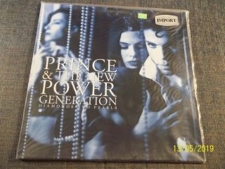 " / Unsealed " 1991 Prince " Diamonds & Pearls " 2lp / Paisley Park 7599 - 25379