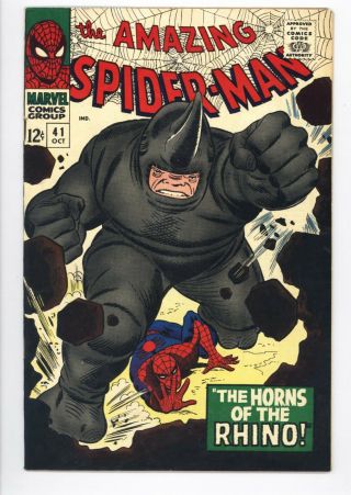 Spider - Man 41 Vol 1 1st Appearance Of The Rhino