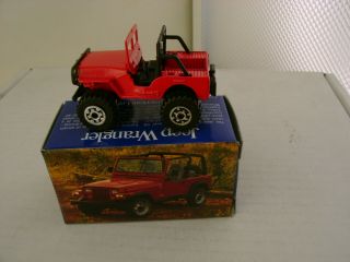 1993 Matchbox Superfast Red Jeep Wrangler 4x4 In Picture Box