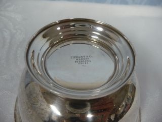 PRE - OWNED TIFFANY & CO.  MAKERS STERLING FOOTED BOWL 23614 4