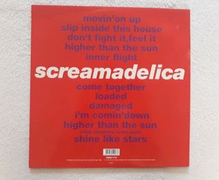 PRIMAL SCREAM SCREAMADELICA 1ST PRESS 1991 UK GATEFOLD 2 X LP CREATION INDIE EX 3