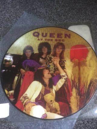 Queen ‎– At The Bbc - Promo Lp Picture Disc Vinyl Record