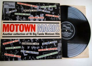 Motown Magic Lp Ex Vinyl Rare 1966 Compilation Uk Mono 1st Press Album Northern