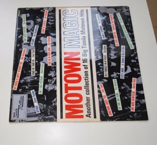 MOTOWN MAGIC LP EX VINYL Rare 1966 Compilation UK Mono 1st Press Album Northern 2