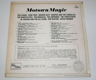MOTOWN MAGIC LP EX VINYL Rare 1966 Compilation UK Mono 1st Press Album Northern 4