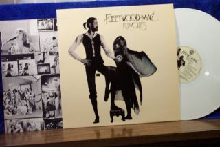 Fleetwood Mac Lp " Rumours " Rare Import On " White Vinyl " W Insert Nm