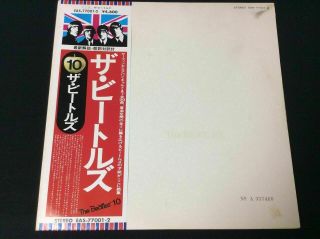 The Beatles 1976 Japan Vinyl 2x Lp Apples Records Eas 77001,  Obi,  Poster