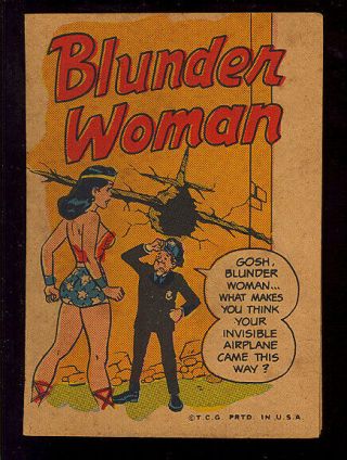Wonder Woman Krazy Little Comic Nn Topps Giveaway Not In Guide Dc 1967 Vf