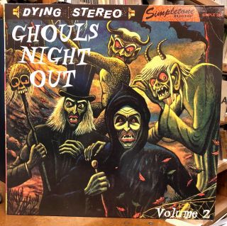V/a Ghouls Night Out Vol 2 Lp Color Vinyl Various Rockabilly Surf Halloween