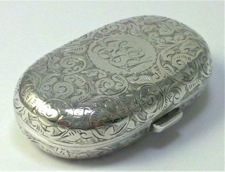 Victorian Hallmarked Sterling Silver Double Sovereign Case (full & Half) – 1898